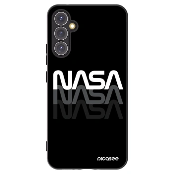 Picasee husă neagră din silicon pentru Samsung Galaxy A34 5G A346B - NASA Triple
