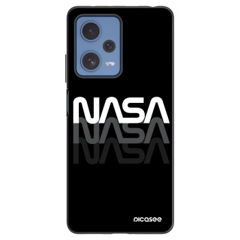 Picasee husă neagră din silicon pentru Xiaomi Redmi Note 12 Pro 5G - NASA Triple