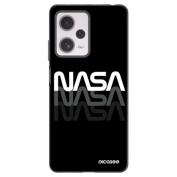 Picasee husă neagră din silicon pentru Xiaomi Redmi Note 12 Pro+ 5G - NASA Triple