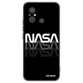 Picasee husă neagră din silicon pentru Xiaomi Redmi 12C - NASA Triple
