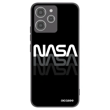 Picasee husă neagră din silicon pentru Xiaomi Redmi 12 4G - NASA Triple