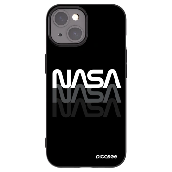 Picasee husă neagră din silicon pentru Apple iPhone 15 - NASA Triple