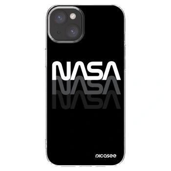 Picasee husă transparentă din silicon pentru Apple iPhone 15 Plus - NASA Triple