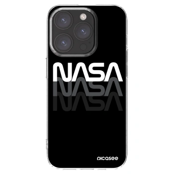 Picasee husă transparentă din silicon pentru Apple iPhone 15 Pro - NASA Triple