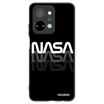 Picasee husă neagră din silicon pentru Honor X7a - NASA Triple
