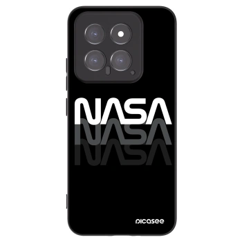 Picasee husă neagră din silicon pentru Xiaomi 14 - NASA Triple