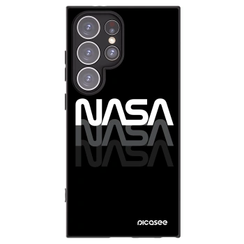 Picasee husă neagră din silicon pentru Samsung Galaxy S24 Ultra S928B 5G - NASA Triple