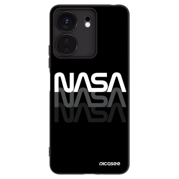 Picasee husă neagră din silicon pentru Xiaomi Redmi 13C 4G - NASA Triple