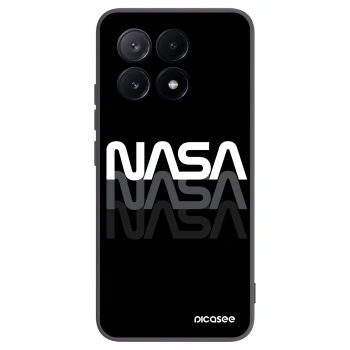Picasee husă neagră din silicon pentru Xiaomi Poco X6 Pro - NASA Triple