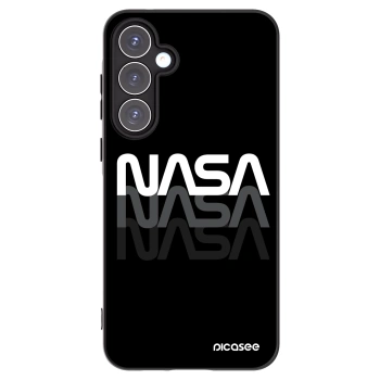 Picasee husă neagră din silicon pentru Samsung Galaxy A55 5G A556B - NASA Triple