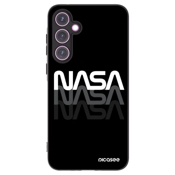 Picasee husă neagră din silicon pentru Samsung Galaxy A35 5G A356B - NASA Triple