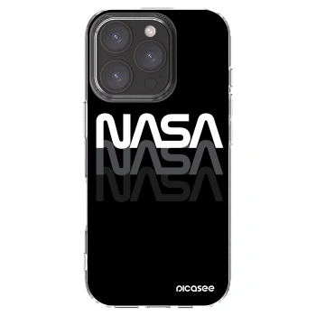 Picasee husă transparentă din silicon pentru Apple iPhone 16 Pro - NASA Triple