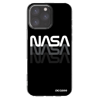 Picasee husă transparentă din silicon pentru Apple iPhone 16 Pro Max - NASA Triple