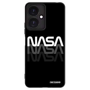 Picasee husă neagră din silicon pentru Xiaomi Redmi 13C 5G - NASA Triple