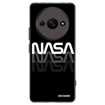 Picasee husă neagră din silicon pentru Xiaomi Redmi A3 - NASA Triple