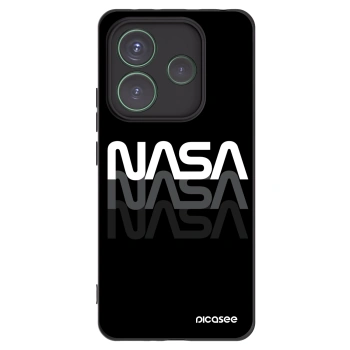 Picasee husă neagră din silicon pentru Xiaomi Redmi Note 14 5G - NASA Triple
