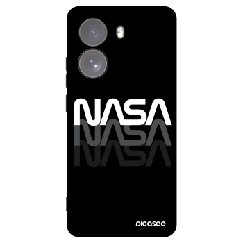 Picasee husă neagră din silicon pentru Xiaomi Poco X7 - NASA Triple