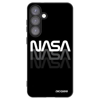 Picasee husă neagră din silicon pentru Samsung Galaxy S25+ 5G - NASA Triple