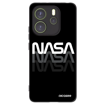 Picasee husă neagră din silicon pentru Xiaomi Redmi Note 14 4G - NASA Triple