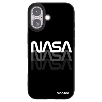 Picasee husă neagră din silicon pentru Apple iPhone 17 - NASA Triple