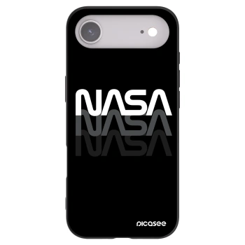 Picasee husă neagră din silicon pentru Apple iPhone Air - NASA Triple
