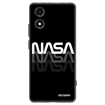 Picasee husă neagră din silicon pentru Motorola Moto E14 - NASA Triple