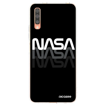 Picasee husă transparentă din silicon pentru Samsung Galaxy A70 A705F - NASA Triple