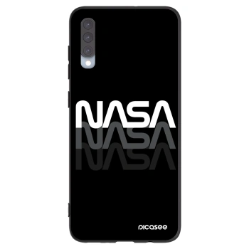 Picasee husă neagră din silicon pentru Samsung Galaxy A70 A705F - NASA Triple
