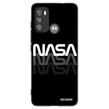 Picasee husă neagră din silicon pentru Motorola Edge 60 5G - NASA Triple
