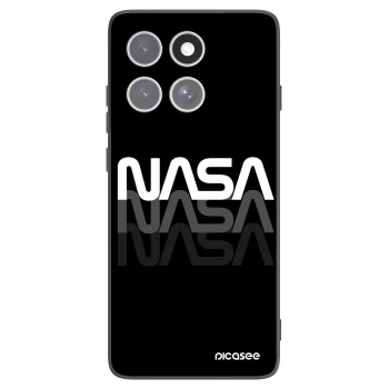 Picasee husă neagră din silicon pentru Motorola Edge 60 Fusion - NASA Triple
