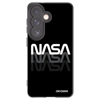 Picasee husă neagră din silicon pentru Samsung Galaxy S26 - NASA Triple