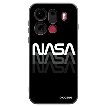 Picasee husă neagră din silicon pentru OPPO Find X9 Pro - NASA Triple