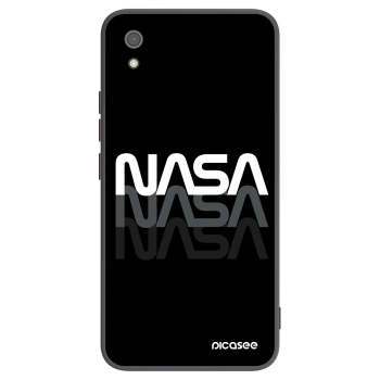 Picasee husă neagră din silicon pentru Xiaomi Redmi 7A - NASA Triple