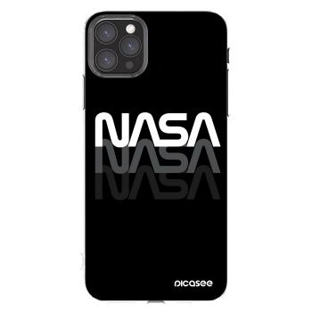 Picasee husă transparentă din silicon pentru Apple iPhone 11 Pro Max - NASA Triple