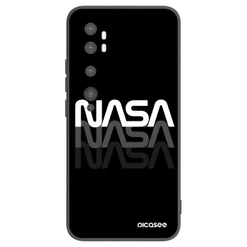 Picasee husă neagră din silicon pentru Xiaomi Mi Note 10 (Pro) - NASA Triple