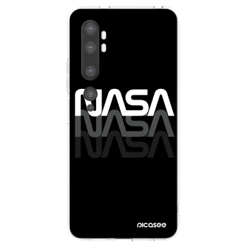 Picasee husă transparentă din silicon pentru Xiaomi Mi Note 10 (Pro) - NASA Triple