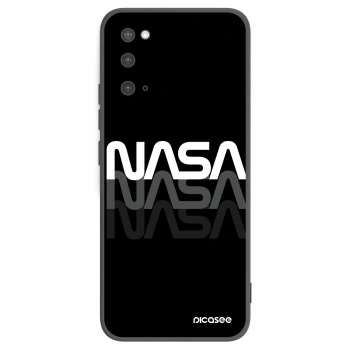 Picasee husă neagră din silicon pentru Samsung Galaxy S20 G980F - NASA Triple