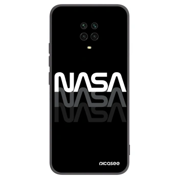 Picasee husă neagră din silicon pentru Xiaomi Redmi Note 9 Pro - NASA Triple