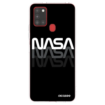 Picasee husă transparentă din silicon pentru Samsung Galaxy A21s - NASA Triple