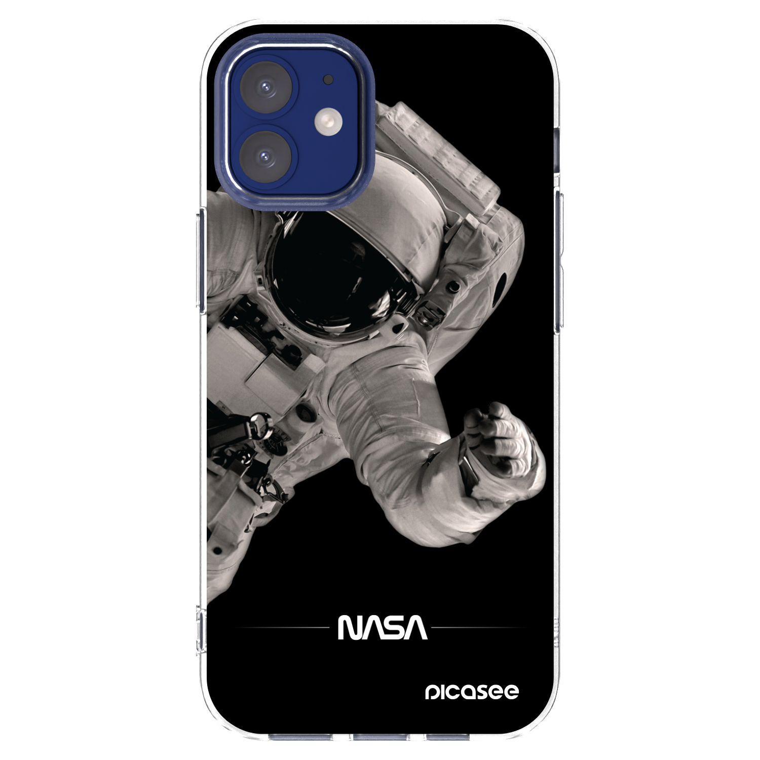 Picasee husă transparentă din silicon pentru Apple iPhone 12 mini - Astronaut Big