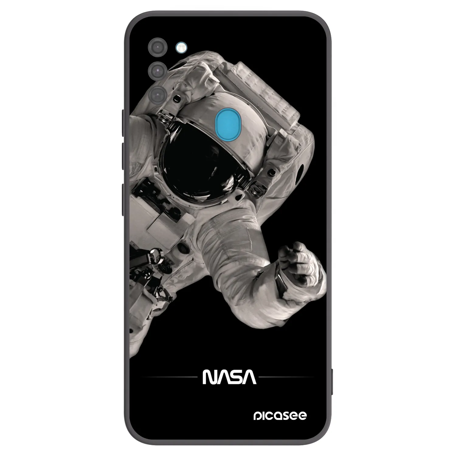 Picasee husă neagră din silicon pentru Samsung Galaxy M11 - Astronaut Big