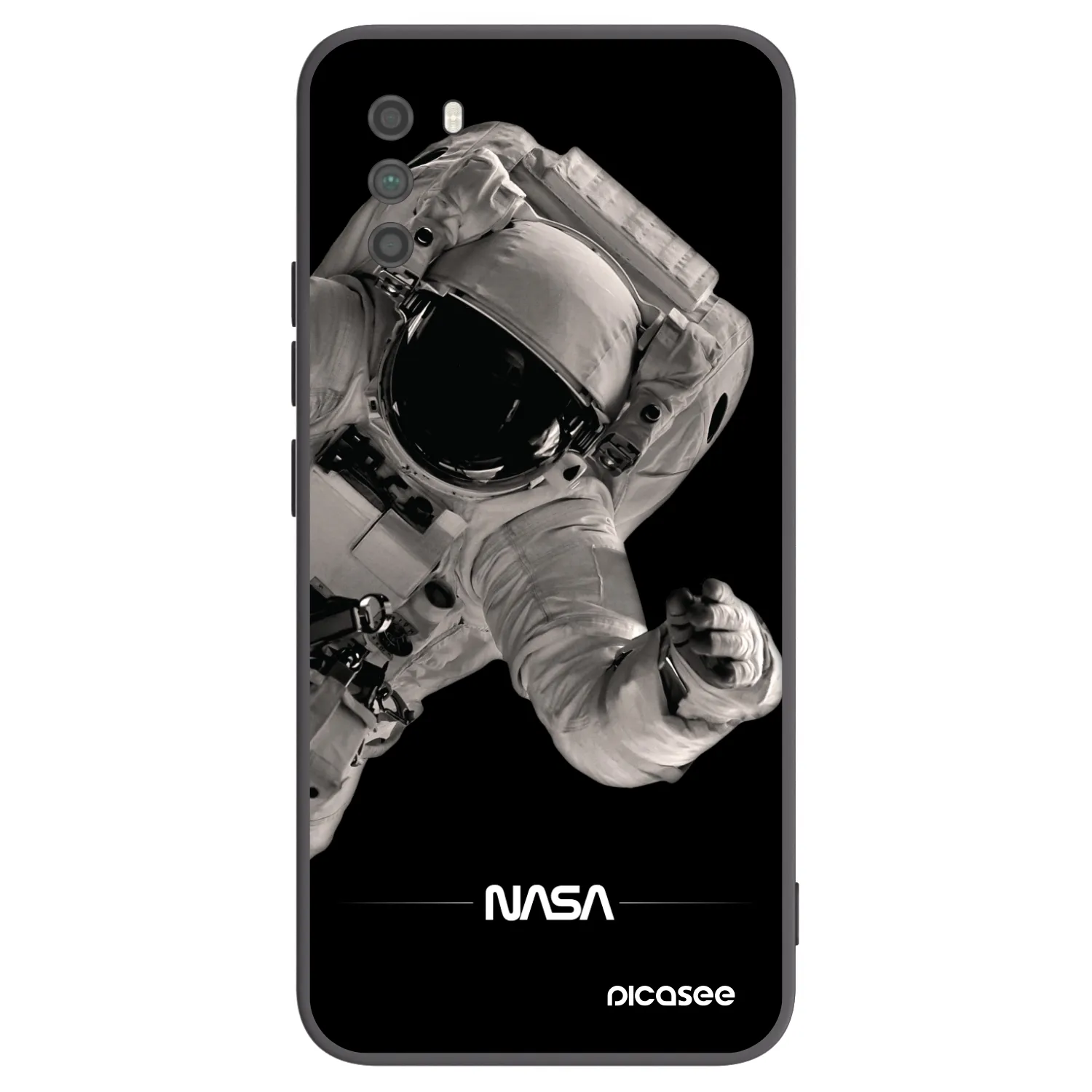 Picasee husă neagră din silicon pentru Xiaomi Poco M3 - Astronaut Big