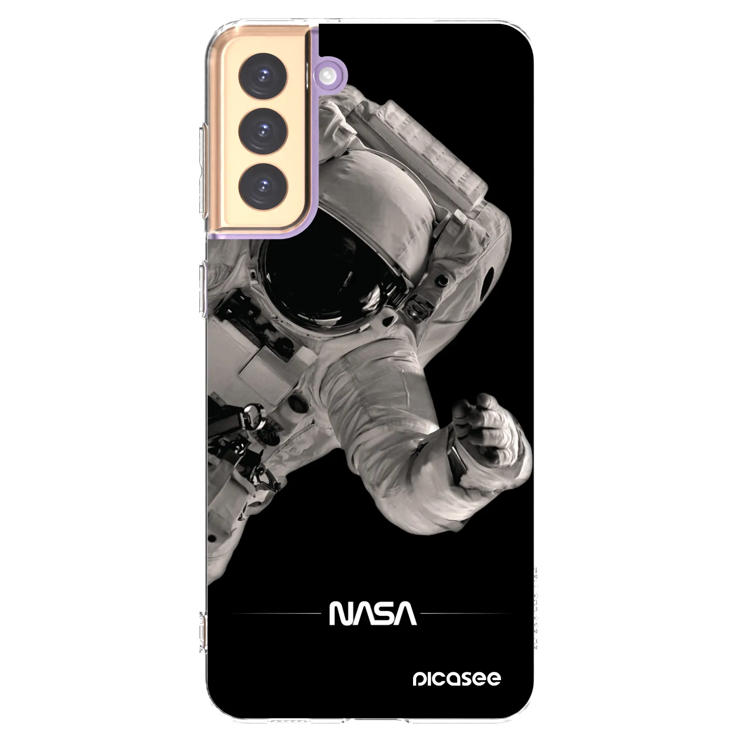 Picasee husă transparentă din silicon pentru Samsung Galaxy S21+ 5G G996F - Astronaut Big