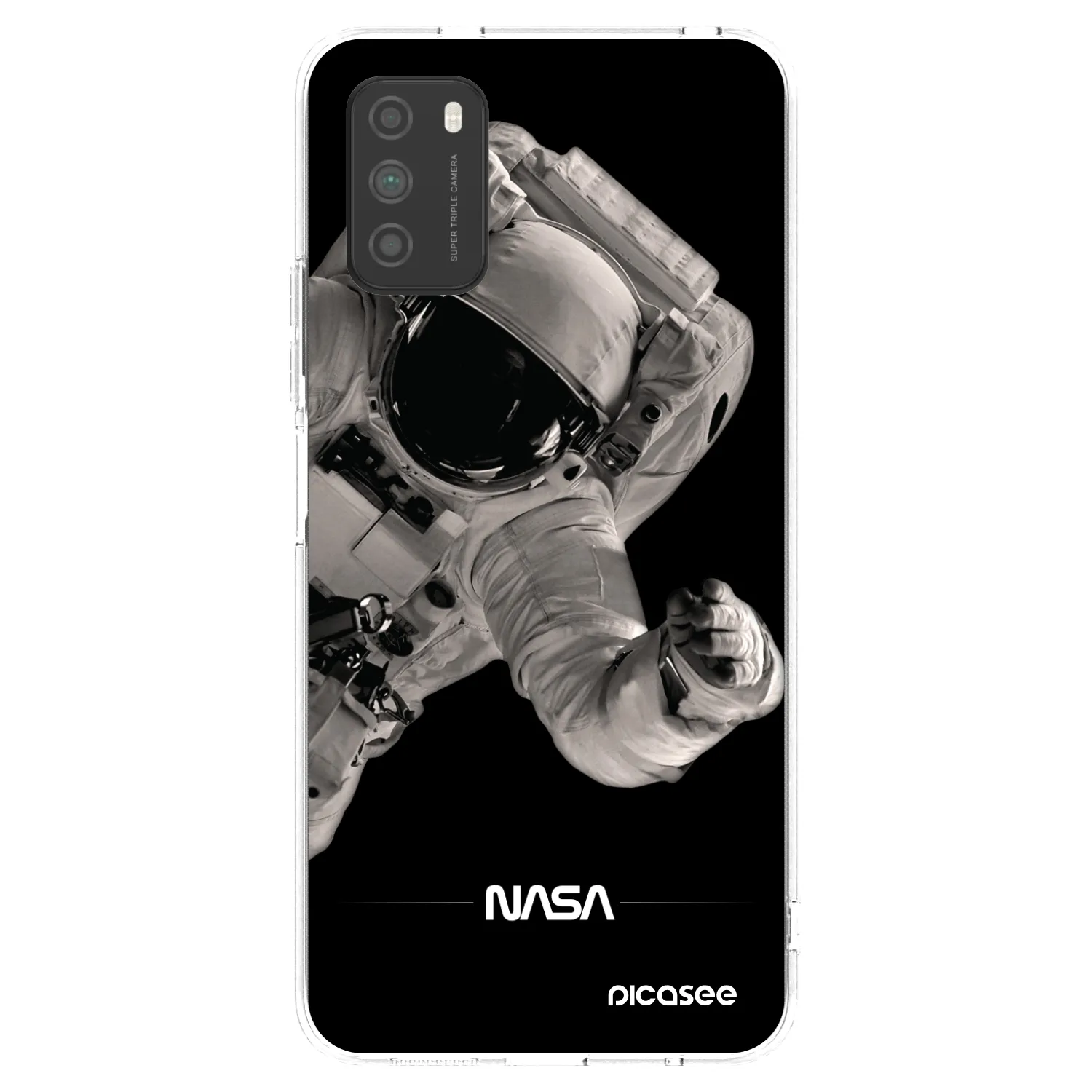 Picasee husă transparentă din silicon pentru Xiaomi Poco M3 - Astronaut Big