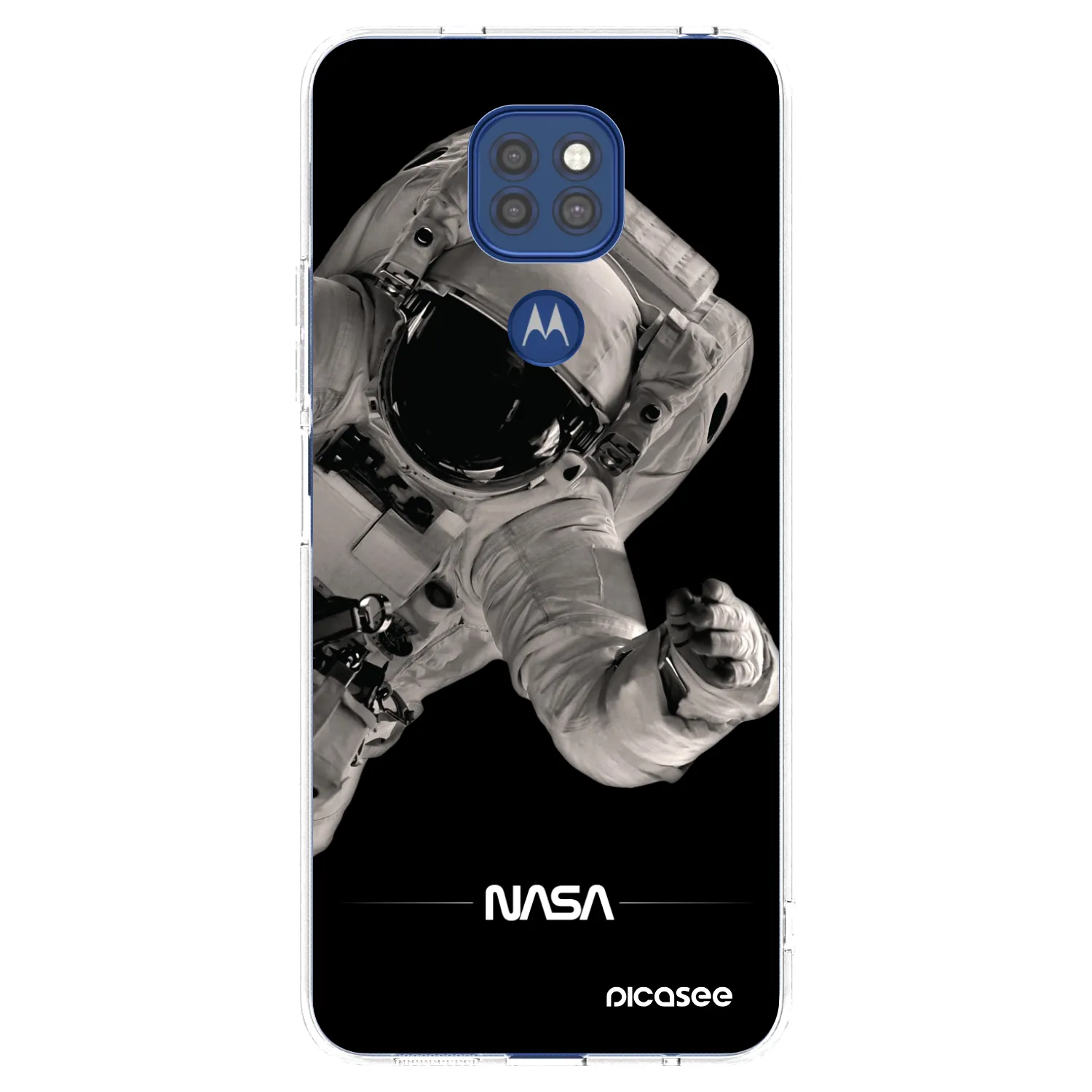 Picasee husă transparentă din silicon pentru Motorola Moto G9 Play - Astronaut Big