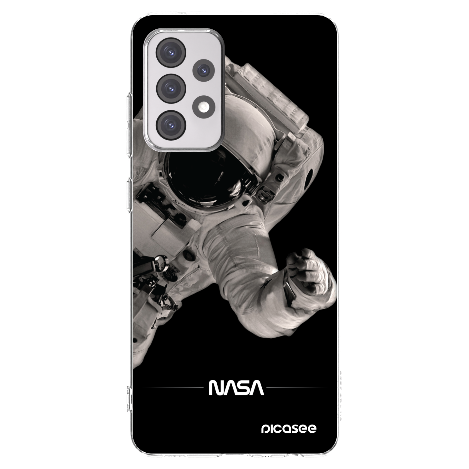 Picasee husă transparentă din silicon pentru Samsung Galaxy A52 5G A525F - Astronaut Big