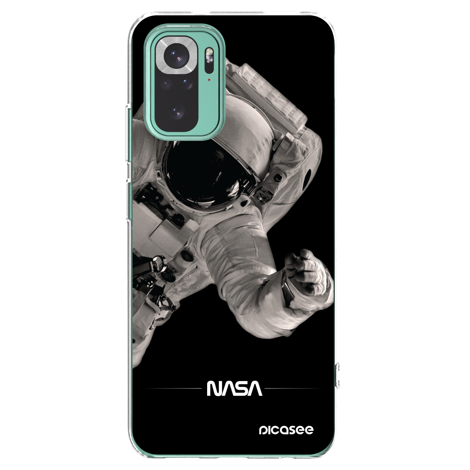 Picasee husă transparentă din silicon pentru Xiaomi Redmi Note 10 Pro - Astronaut Big
