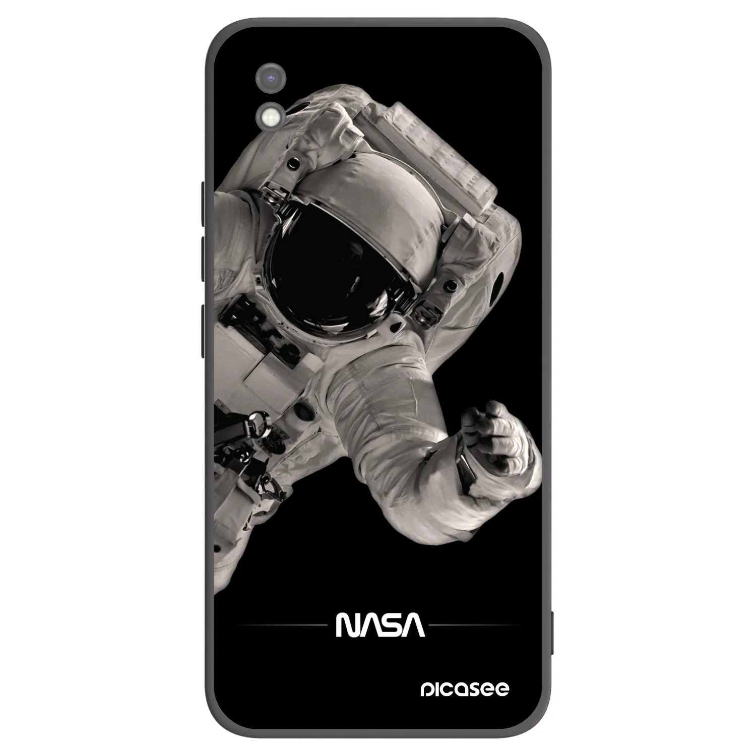 Picasee husă neagră din silicon pentru Xiaomi Redmi 9AT - Astronaut Big