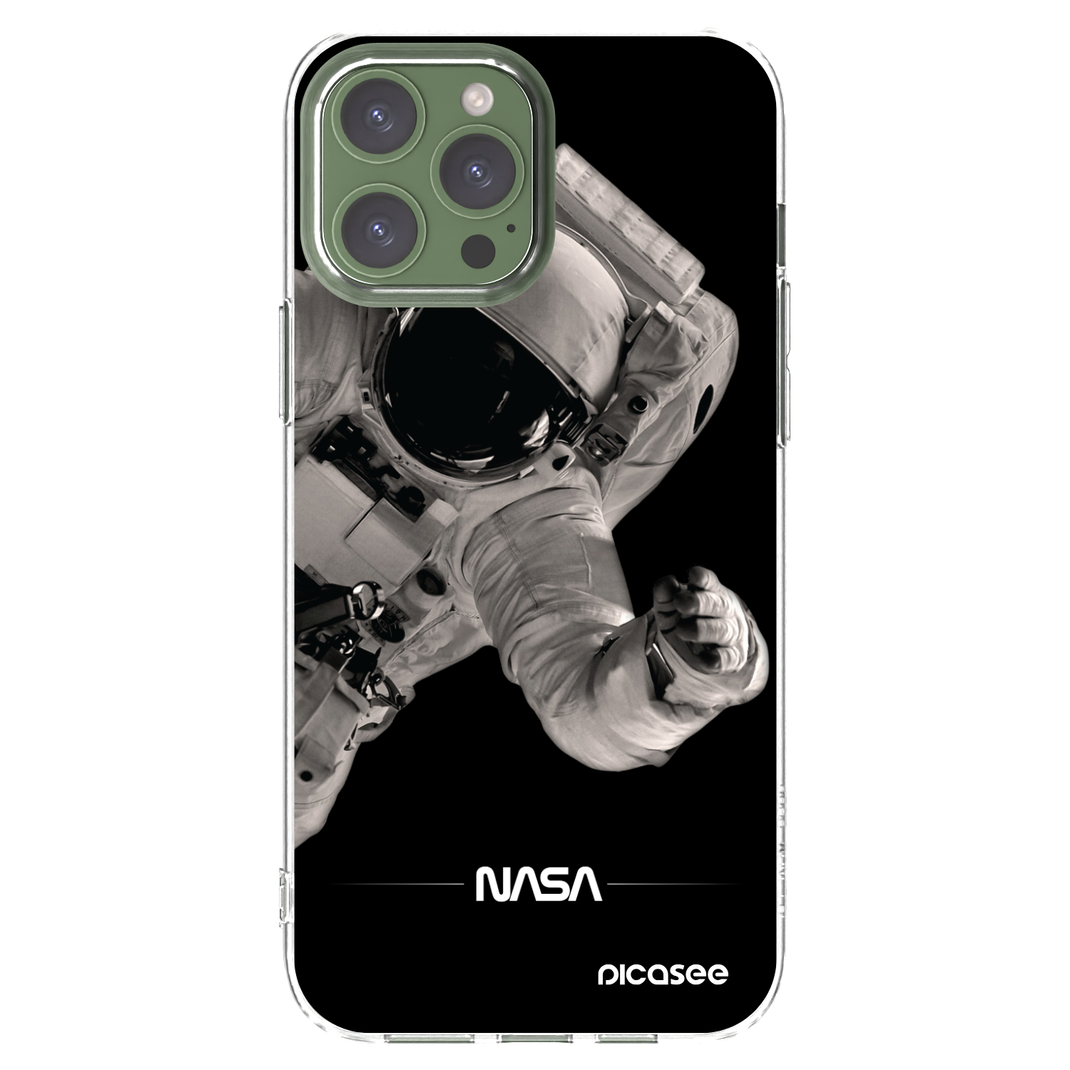 Picasee husă transparentă din silicon pentru Apple iPhone 13 Pro Max - Astronaut Big