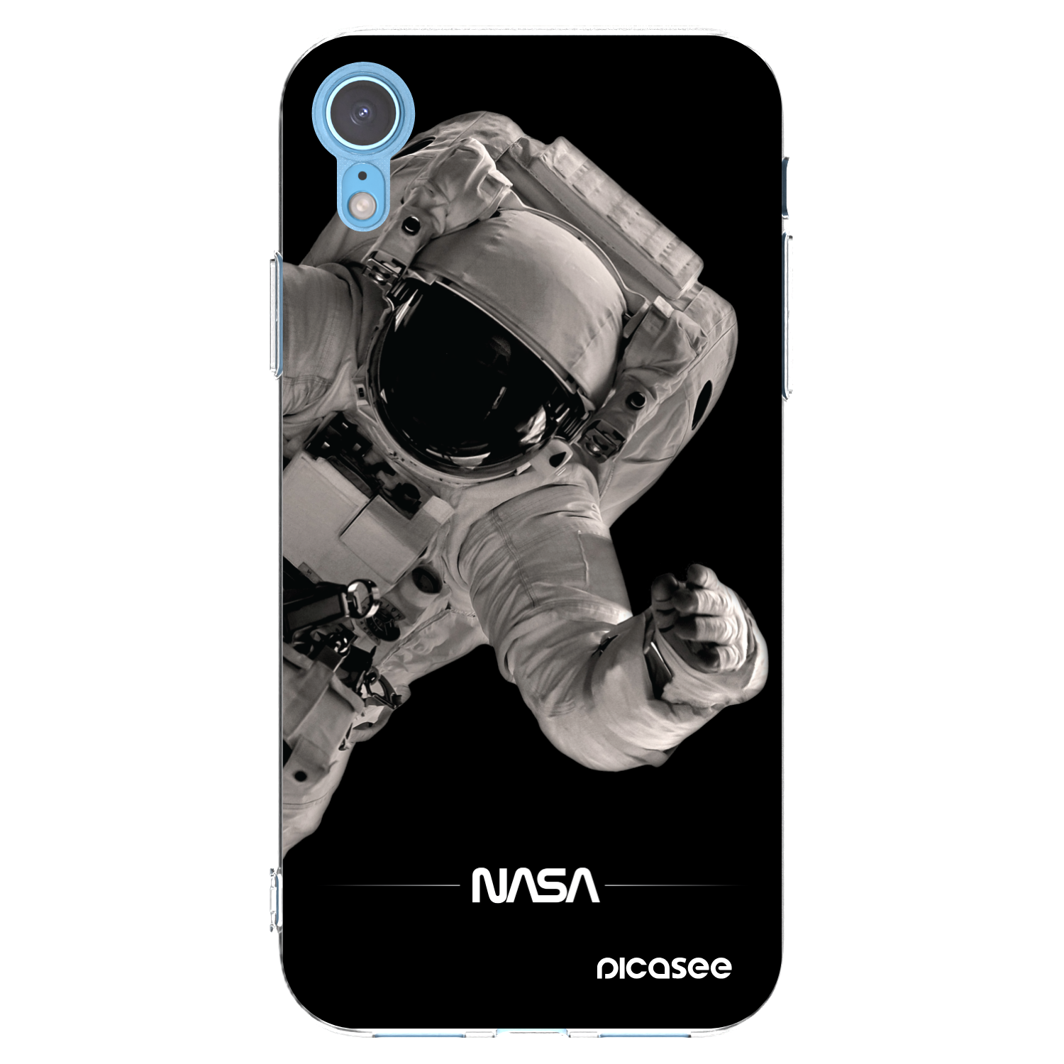 Picasee husă transparentă din silicon pentru Apple iPhone XR - Astronaut Big